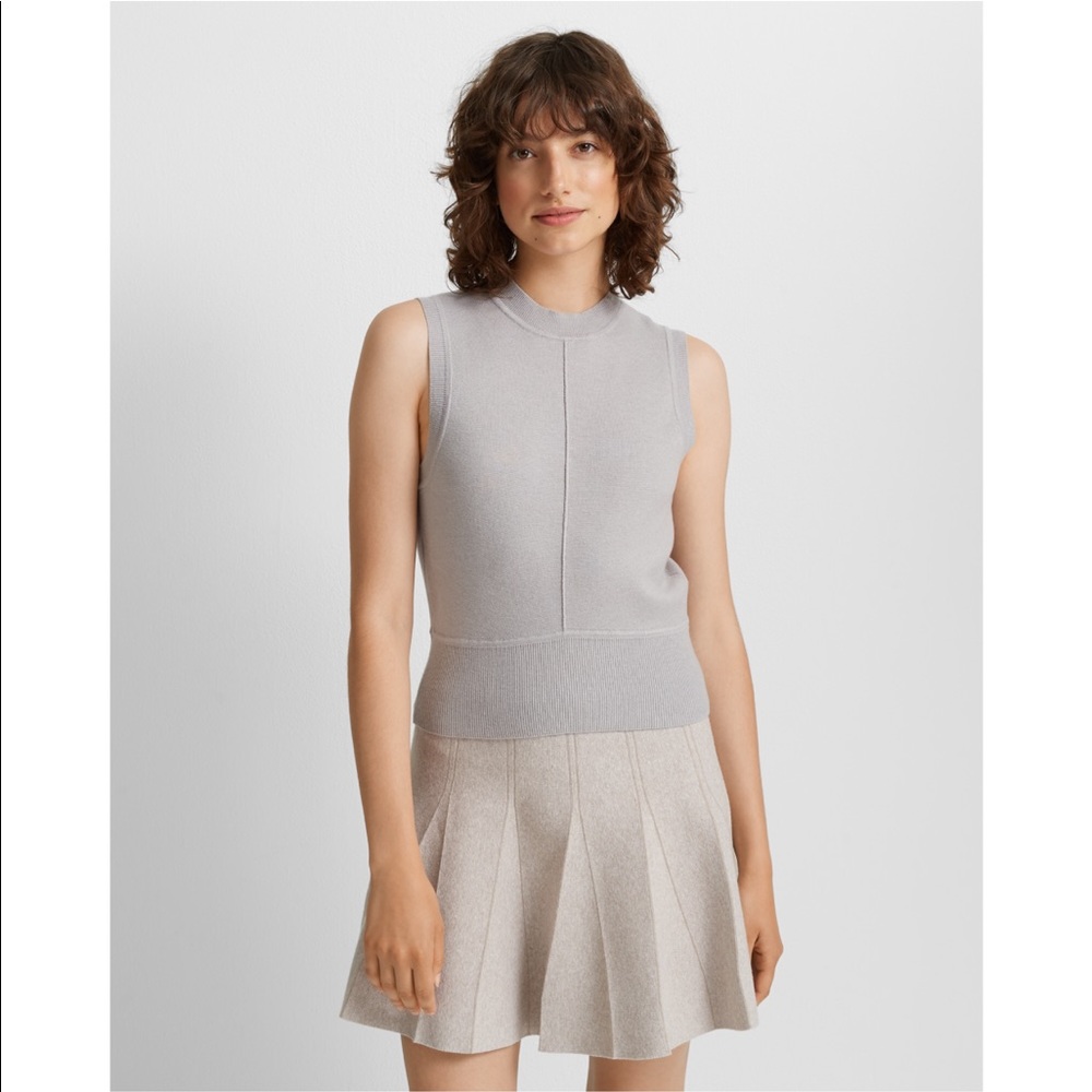 NWT Club Monaco pleated sweater skirt
